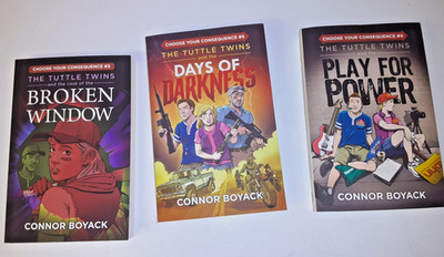 The Tuttle Twins Choose Your Consequence Books 3 4 5 Paperback Connor Boyack Lot