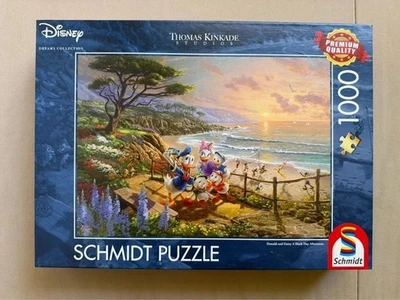 Schmidt Puzzle 1000 Teile Donald and Daisy 59951 Thomas Kinkade - Bild 1 von 3