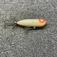 Heddon Baby Torpedo Topwater Prop Lure 3/8oz X0361RHF Red Head Flitter RHF