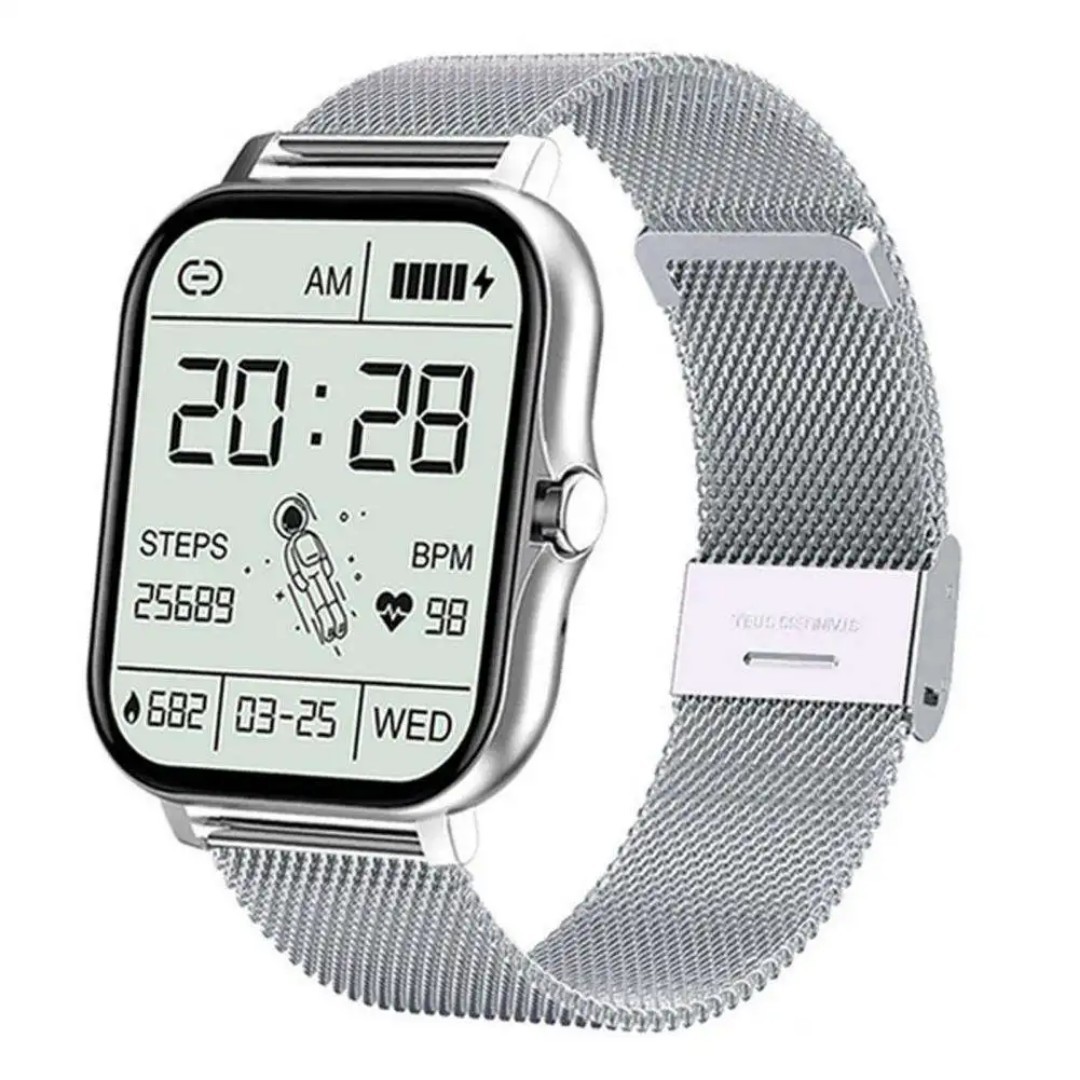 Montre connectée smartwatch tactile iOS Android avec micro et haut-parleur