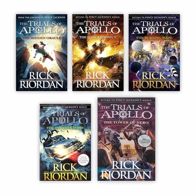 Trials Of Apollo The 5 Books Set by Rick Riordan NEW Paperback