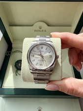 Rolex Oyster Perpetual 114200 – 34mm – Silver Dial – 2018 – Boxed