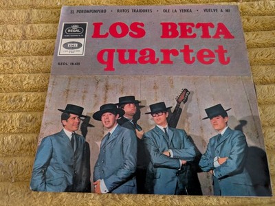LOS BETA QUARTET 7 INCH E.P. SEDL19.436(1965) SPANISH PRESSING VG+/VG+