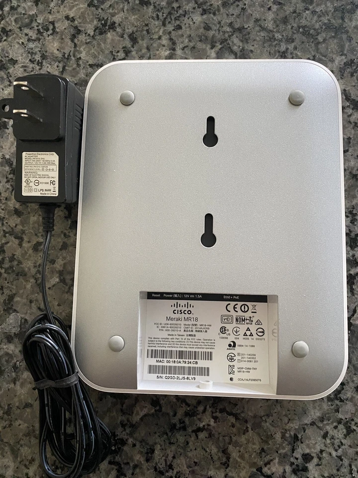 NEW Cisco Meraki MR18-HW wireless access point router A90-26100 - Image 3 of 4