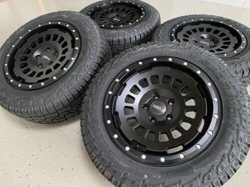 Twin Monotube AT Offroad Felgen VW T5 T6 T6.1 8x17 All Terrain Black + Pirelli - Bild 2 von 12