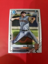 Eric Silva 2021 Bowman Chrome Draft BDC-162 , San Francisco Giants
