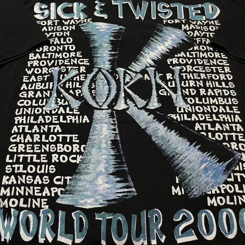 Vintage Korn Issues Sick Twisted L Tour Rock 90s Single Vintage Korn Issues Sick Twisted L Tour Rock 90s Single