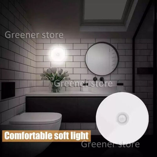 6-LED Motion Sensor Closet Light Battery Powered Indoor Wall Cabinet Night Light - Picture 11 of 20