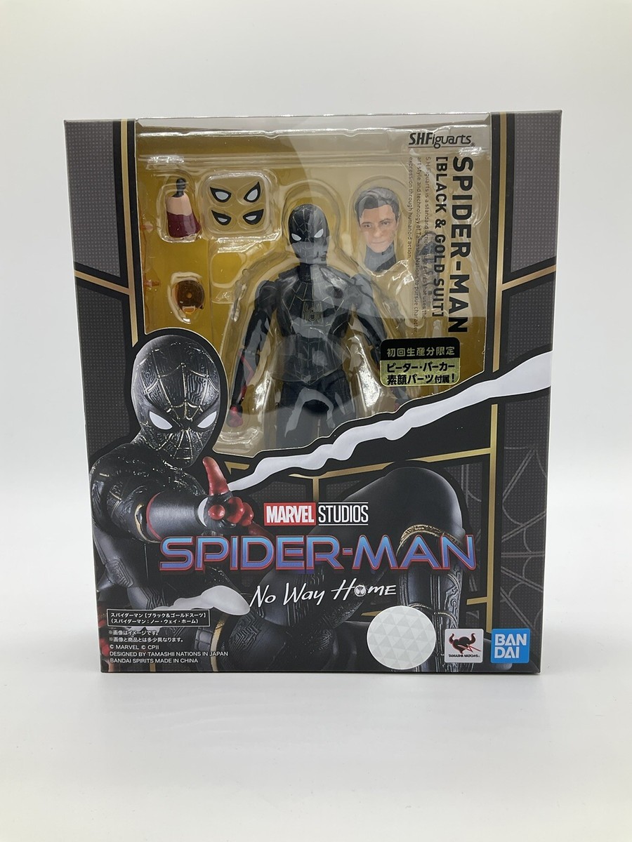 S.H.Figuarts Spider-Man BLACK & GOLD SUIT No Way Home w 