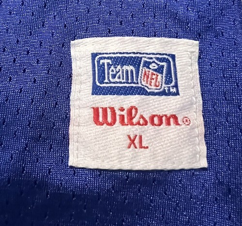Vintage New York Giants Jersey Hershel Walker Mens XL Wilson Vintage Blue - Picture 4 of 6
