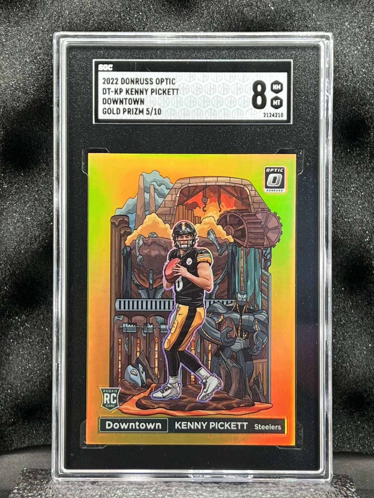 Kenny Pickett Panini Donruss Optic Downtown #DTKP Gold