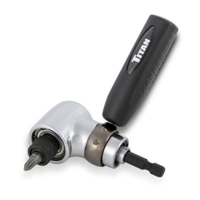 Titan 16235 90 Degree Right-Angle Drill Attachment 1/4'' Hex Shank FREE SHIPPING