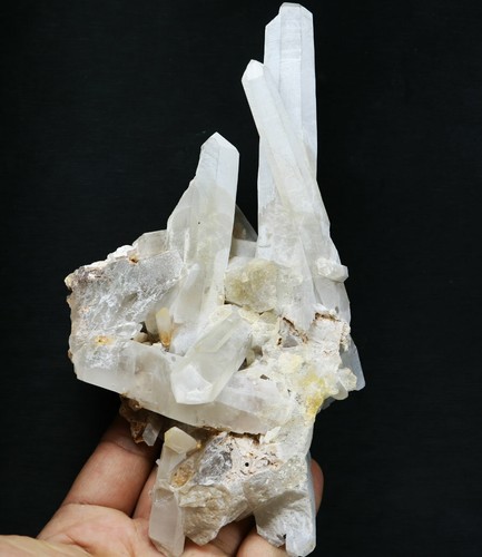 548g RARE Natural Beautiful white Quartz Crystal Cluster POINT Mineral Specimen - Picture 10 of 11