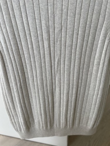 Stone/ Beige/ Natural Coloured Cotton Marks & Spencer Sleeveless Jumper. XL - 第 4/7 張圖片