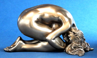 Bronzefigur Frau Skulptur Nacktes Mädchen Veroneser Hausdekoration Parastone