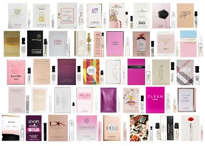 NEW Women Designer High end Perfume Sample Vials - Choose your Scent
