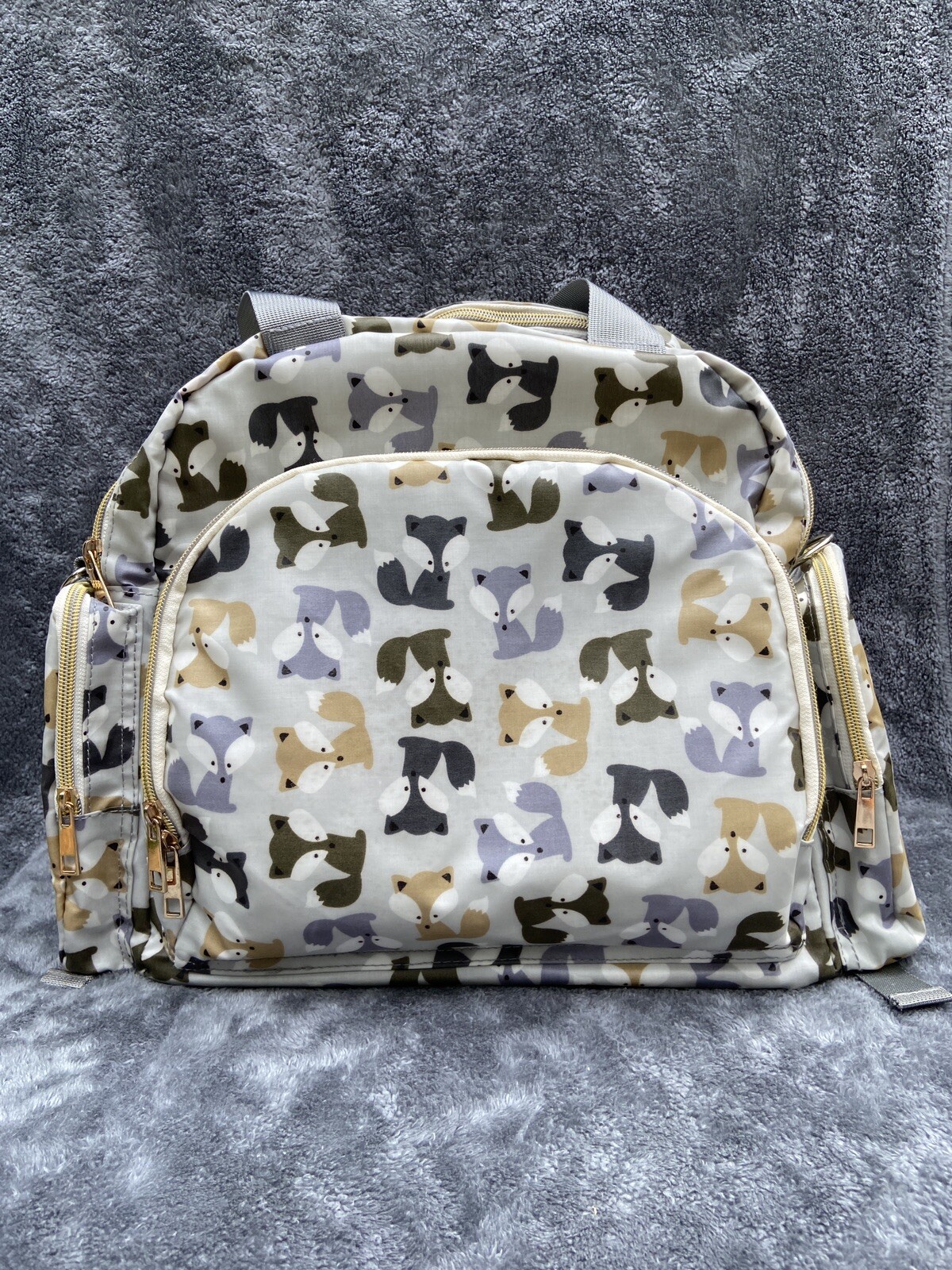 UCANDO Large Baby Diaper Bag Tote Backpack with Multi-Function Pockets-image