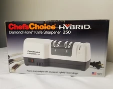 Electric Diamond Hone Chef's Choice Hybrid 250 Professional Knife Sharpener