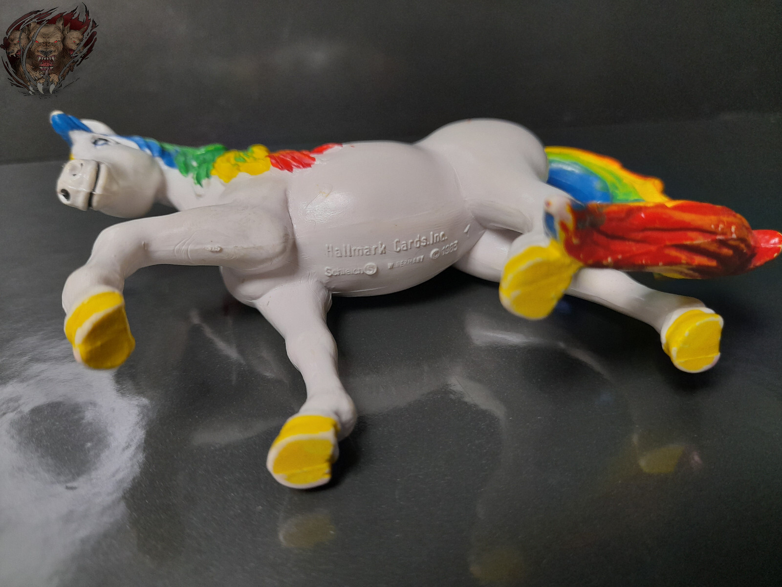 Figurine Schleich - Rainbow Brite - Starlite Le Cheval - PVC Tagada - Occasion