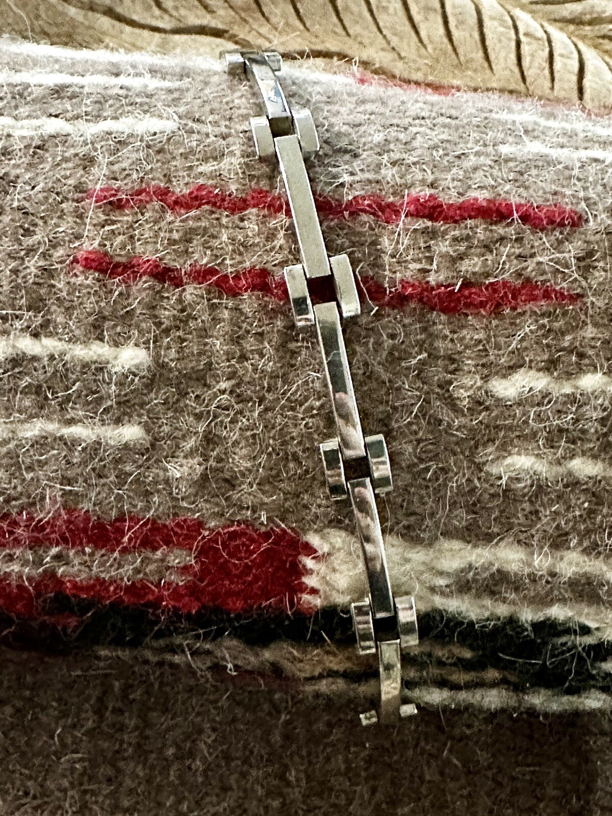 DESIGNER SOLID STERLING SILVER LINK BARS BRACELET - image 3