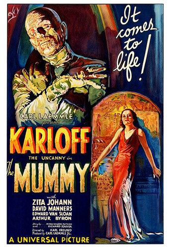 Pósters clásicos de películas de terror de monstruos de colección THE BLOB, FRANKENSTEIN, MOMMY - Imagen 2 de 7