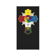 Hermetic Rose Cross Midweight Neck Gaiter