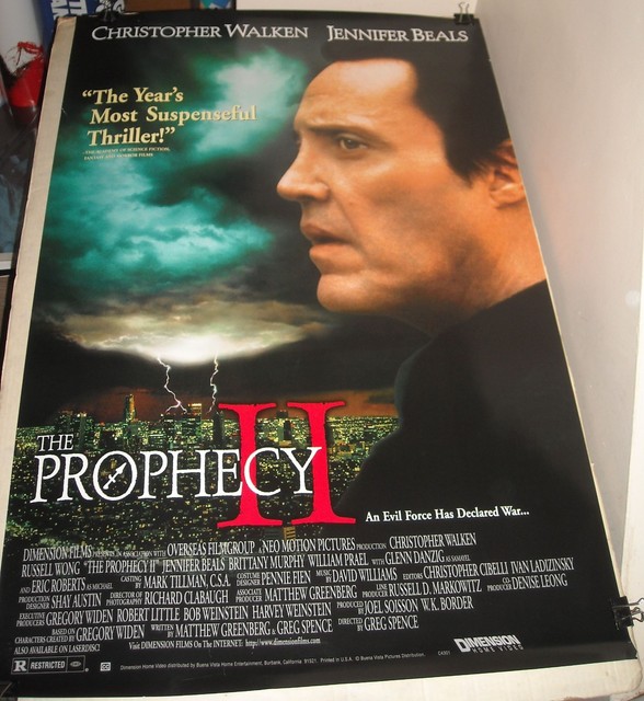 The PROPHECY II VIDEO 1 SHEET MOVIE POSTER CHRISTOPHER