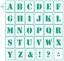 Schablonen Buchstaben Wiederverwendbar Alphabet Schablone