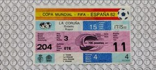 Ticket Peru vs Cameroon World Cup 1982 #4