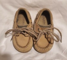 Toddlers Sperry Top Sider Brown Intrepid Boat Shoes Size 3M