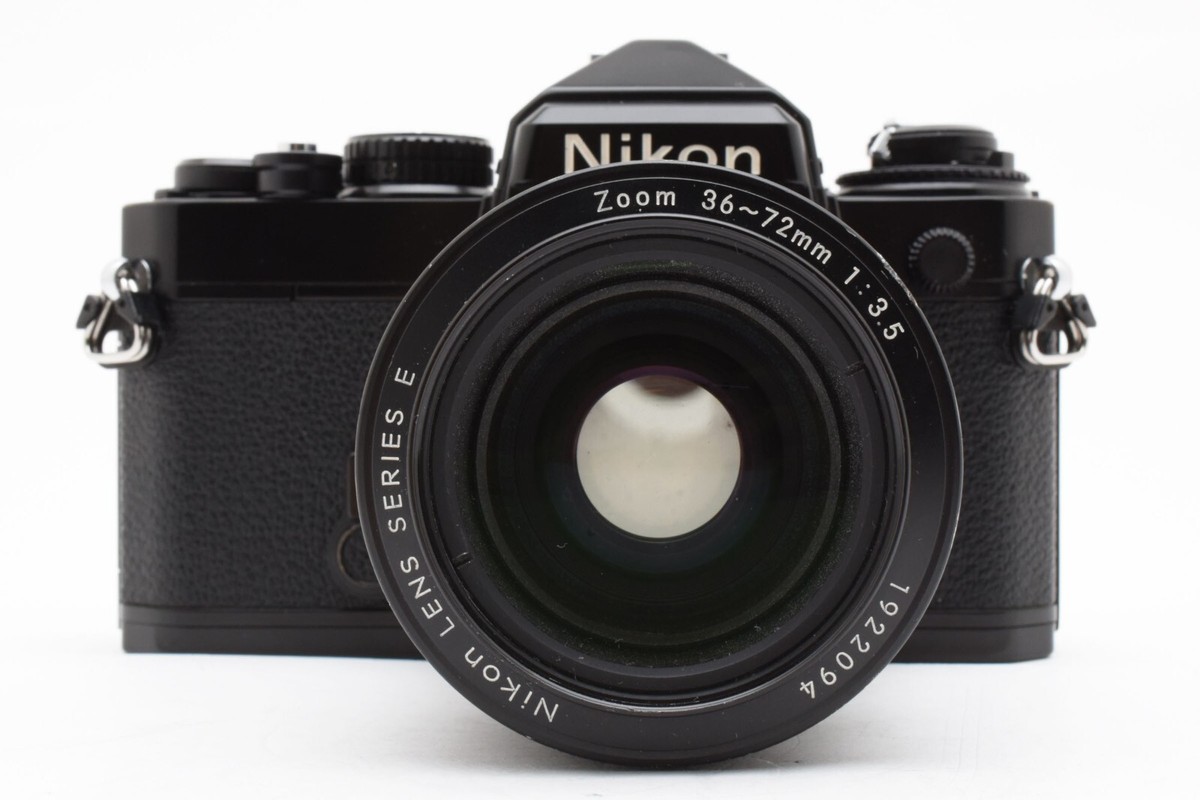 良品 Nikon FE フィルムカメラ + 36-72mm F3.5 レンズ 良品 Nikon FE フィルムカメラ + 36-72mm F3.5 レンズ