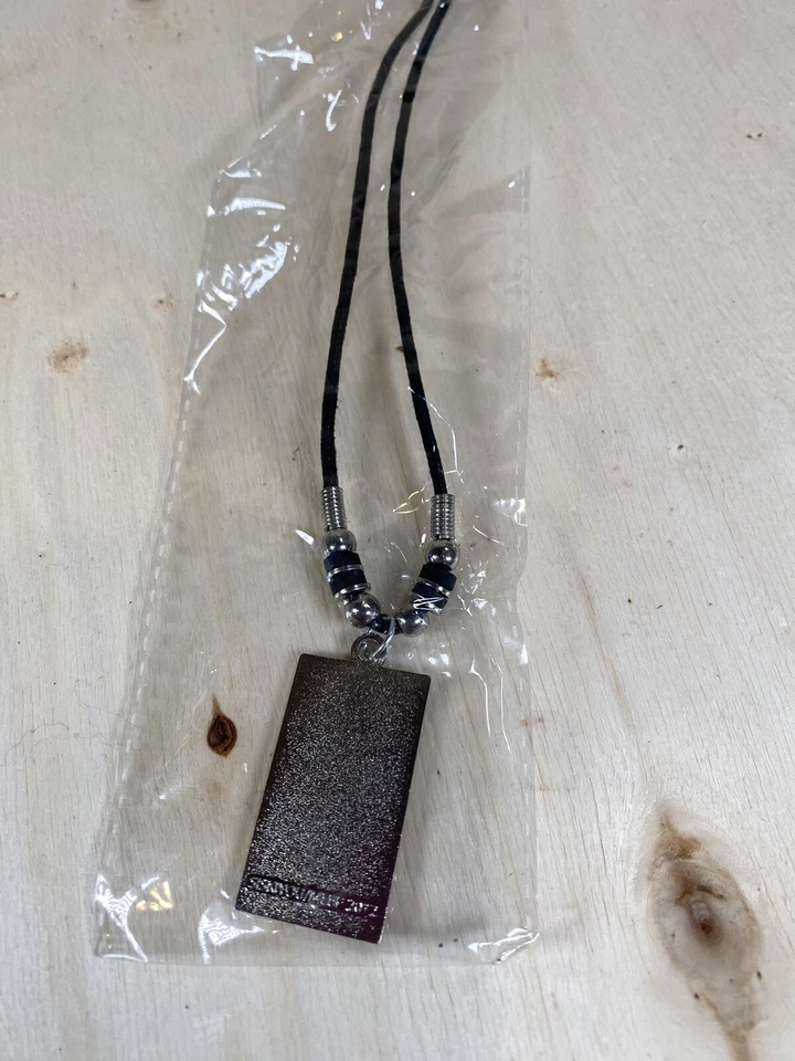 Cincinnati Reds Rubber Cord Necklace Logo Charm Licensed MLB Jewelry - Image 4 of 4