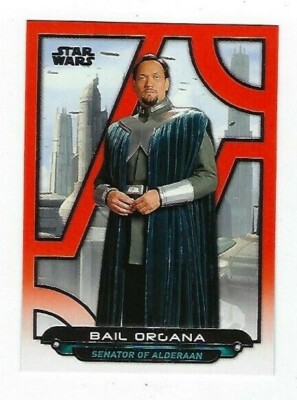 STAR WARS GALACTIC FILES ORANGE PARALLEL ROTS-10 BAIL ORGANA