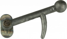 CHIUSURA A PALLA PER SPONDE CASSONI IN FERRO A SALDARE MISURA PICCOLA DX destra