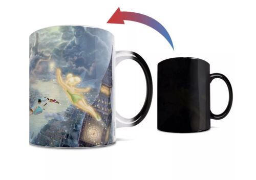 Disney Peter Pan Tinker Bell Morphing Mugs Heat Sensitive Coffee Mug *NEW IN BOX