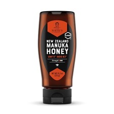 Nate's New Zealand Raw Manuka Honey UMF Certified 5 MGO 83 13.2 oz Squeeze