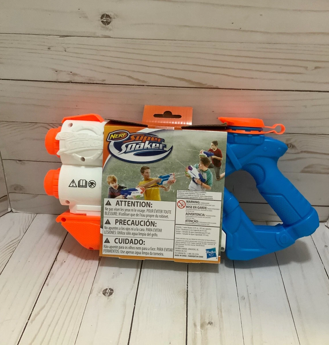 Lançador De Água Nerf Super Soaker Twin Tide Hasbro - E0024
