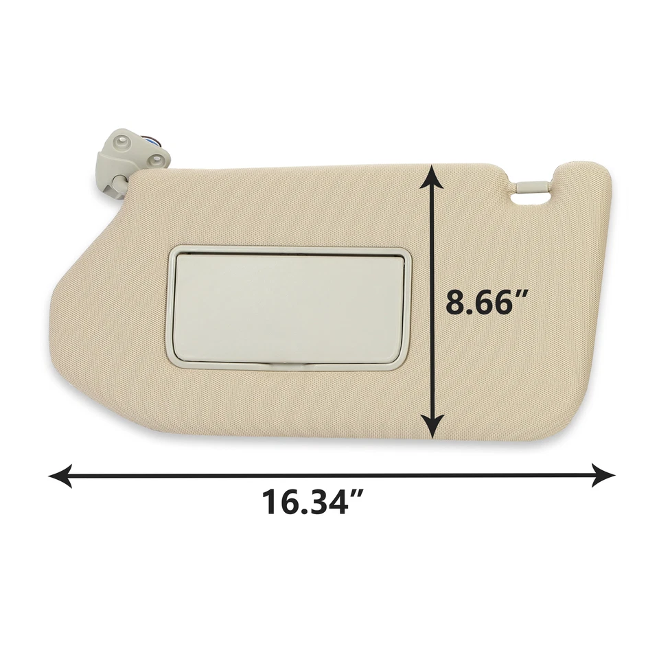 Con par de lámparas parasol para 13-18 Pathfinder 14-17 Infiniti QX60 13 JX35 beige Foto 3 de 4