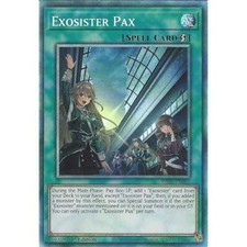 RA02-EN066 Exosister Pax : Collectors Rare Card : 1st Edition YuGiOh TCG