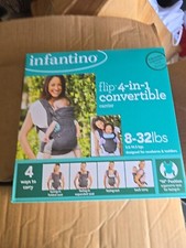 Infantino Flip Advanced 4-in-1 Convertible Carrier Gray