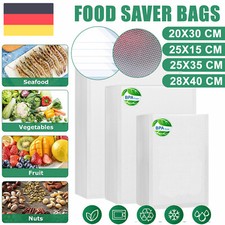 100- 500 Stk Vakuumbeutel Vakuumierbeutel Lebensmittel Vakuumfolie Goffriert