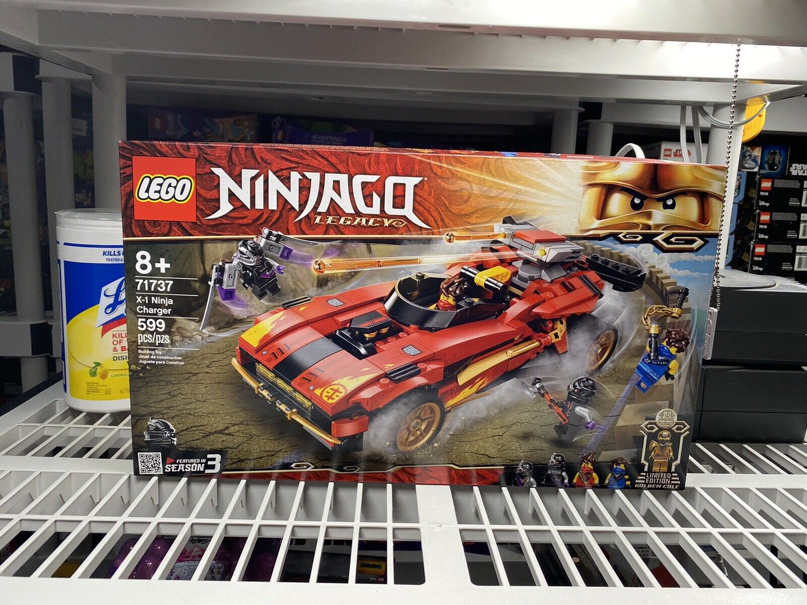 NEW Lego⚡Ninjago 71737⚡X-1 Ninja Charger⚡ Factory-Sealed NIB Golden Cole  minifig