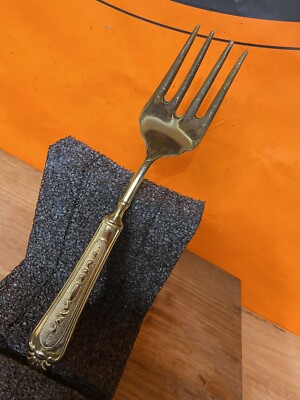 EP Zing Gold Plated Serving Knife Serving Fork Made in Italy