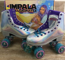 Impala Sidewalk Quad skate Roller Skates Holographic Size 6