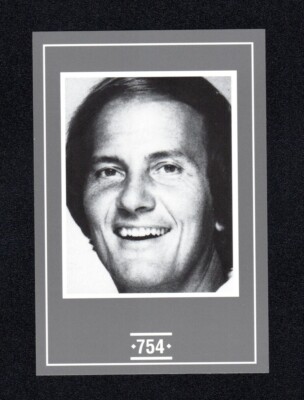 Pat Boone Singer Actor 1991 Face To Face Game Famous Celebrity Card