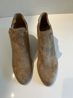 Eileen Fisher Booties Women’s Sz Vero Cuoio Brown Quiet Luxury Classic  New