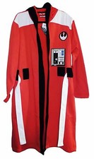 Star Wars REBEL ALLIANCE Orange Fleece BATHROBE With HOOD
