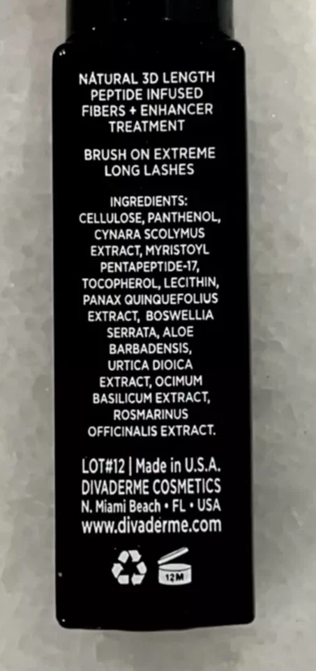2 Divaderme Lash Extender III Natural Infused Peptide Fibers Enhancer Treatment - Image 3 of 3