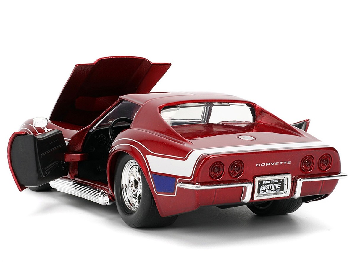 ミニカー JADATOYS 1969CORVETTE STINGRAY ZL-1 1969 CHEVROLET CORVETTE STINGRAY ZL-1 BLUE 1/24 DIECAST