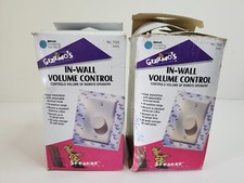 NEW Gizzmo 7020 In-Wall Volume Control for Remote Speakers Ivory - Lot of 2